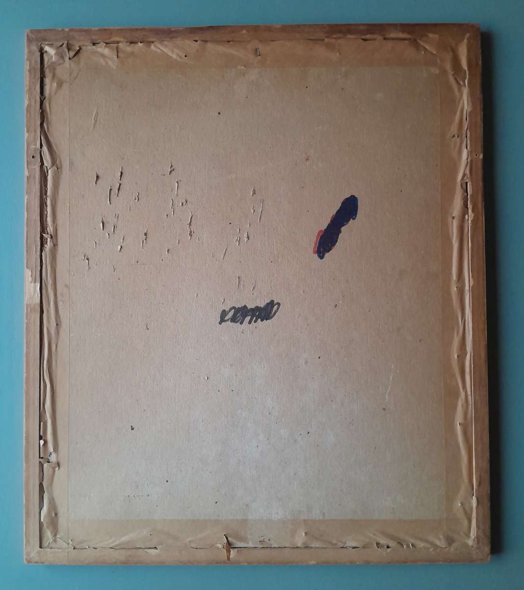 WW2 SA 6th Armoured Division Framed Map. Signed By Field Marshal Montgomery. 64 x 54cm.