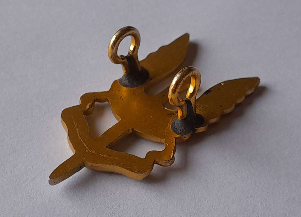 Rhodesian SAS Special Air Service Beret Badge.  Lugs Intact.