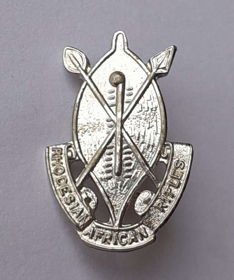 Rhodesian African Rifles Badge.  Lugs Intact.