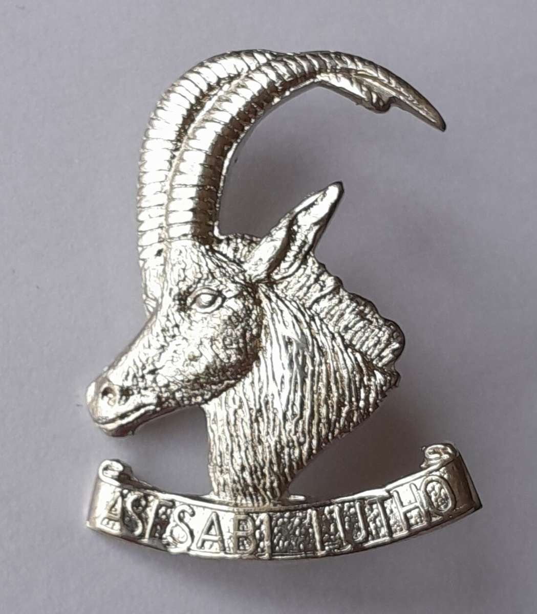 Rhodesian Armoured Car Regiment Cap Badge.  Lugs Intact.