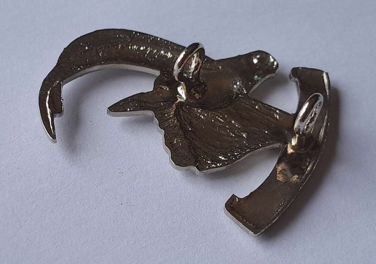 Rhodesian Armoured Car Regiment Cap Badge.  Lugs Intact.