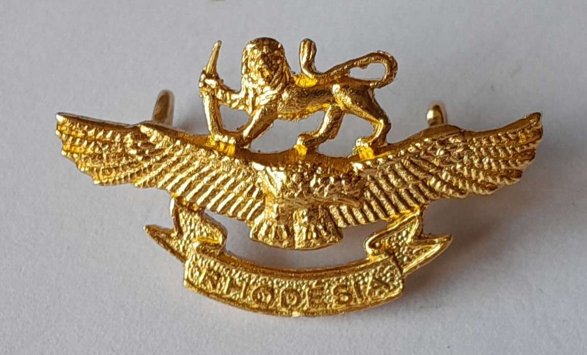 Rhodesian Air Force Badge.  Lugs Intact.