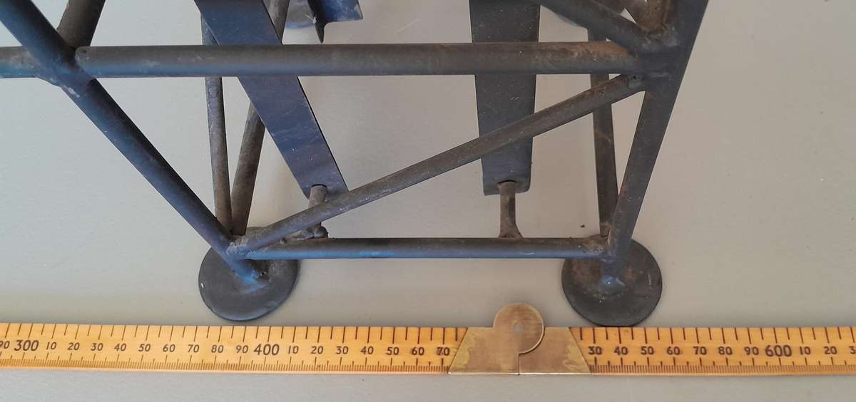 Vintage Large Metal Mineshaft Functional Scale Model.  66 x 56cm.