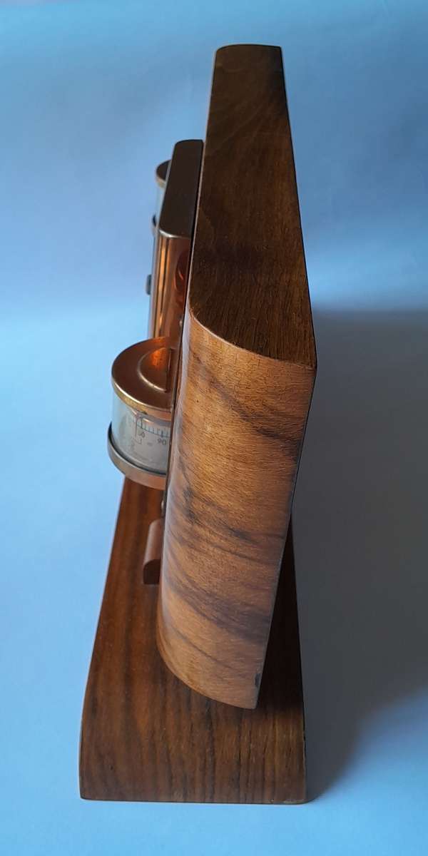 "Reserved". Rare Art Deco German "Lufft" Weather Station.  Superb Design. 33 x 15cm.