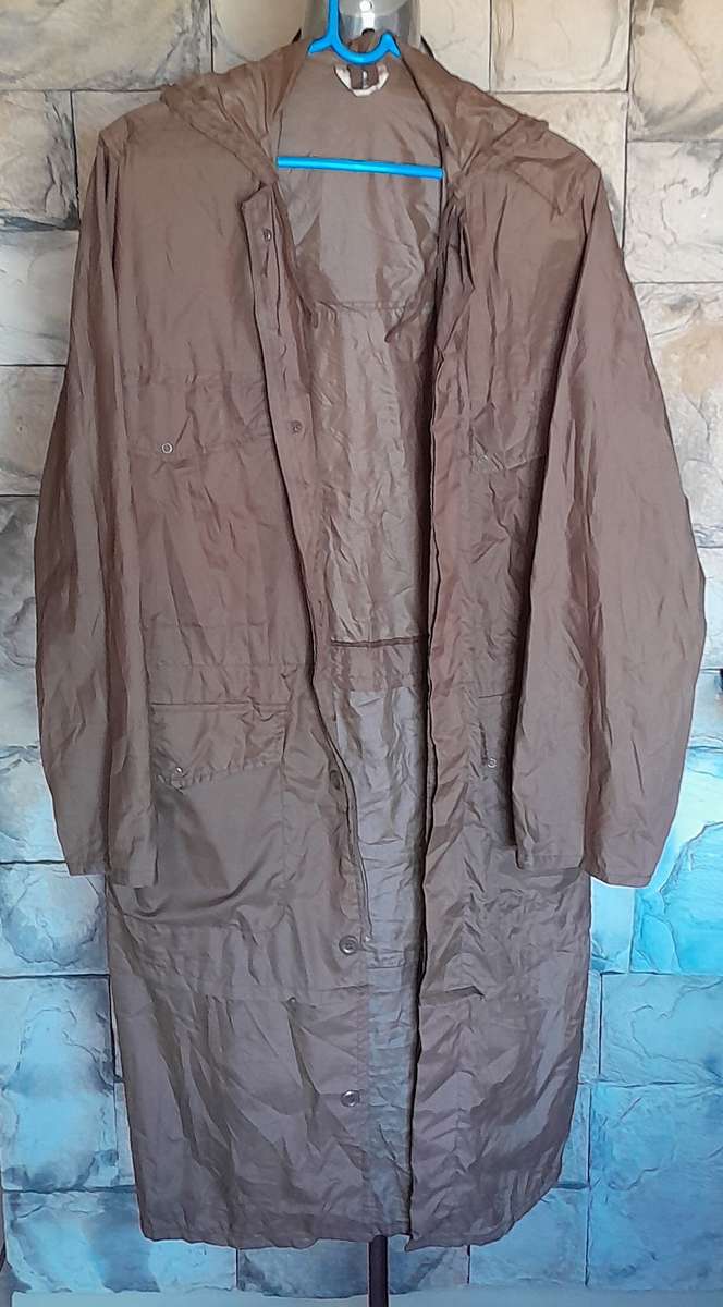 1980 SADF Border War Nylon Raincoat.  MARBURG MNFRS.  Size: Small.