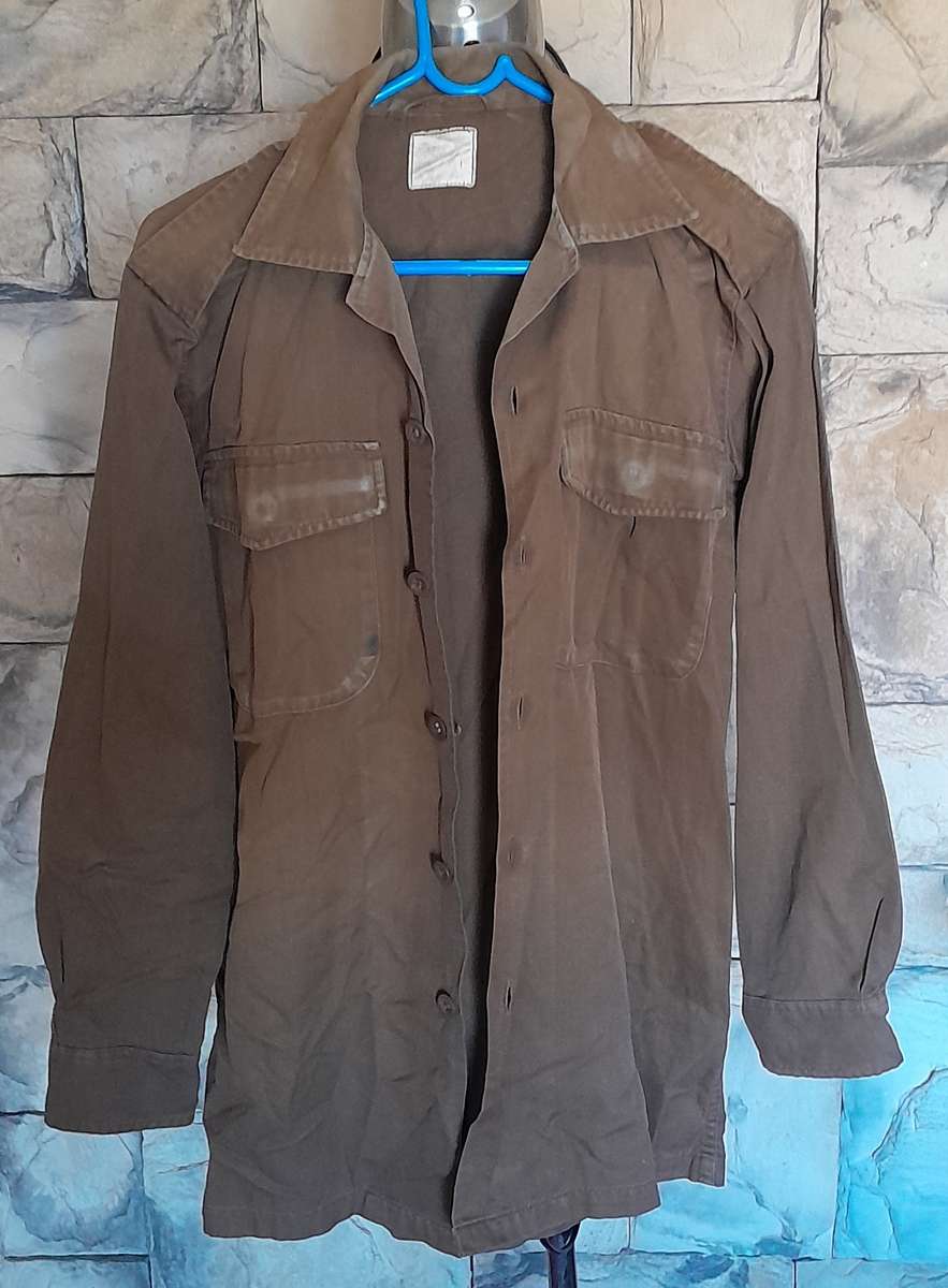 1970's SADF Border War Long Sleeve Shirt.  Size: Medium.