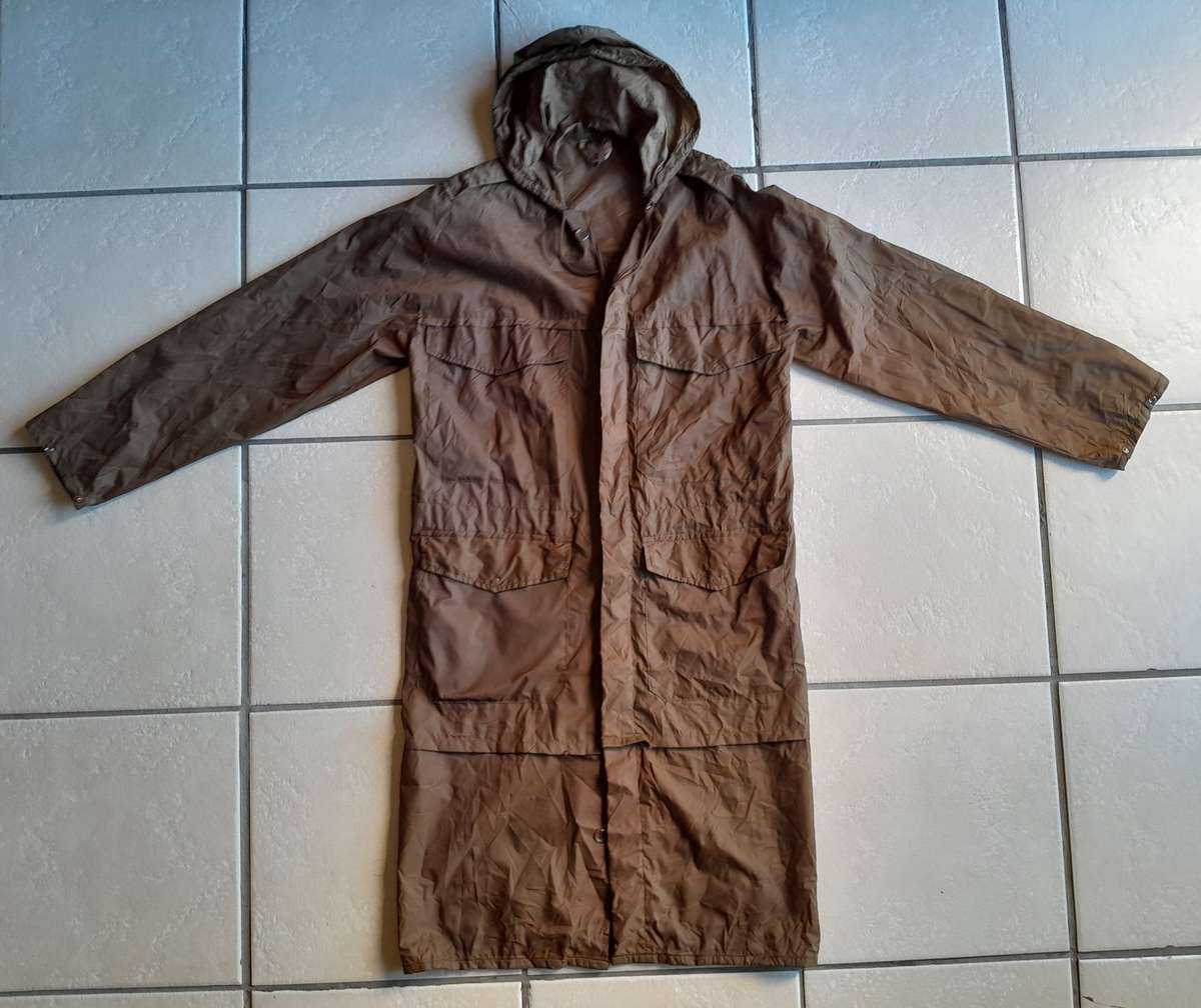 1980 SADF Border War Nylon Raincoat.  MARBURG MNFRS.  Size: Small.