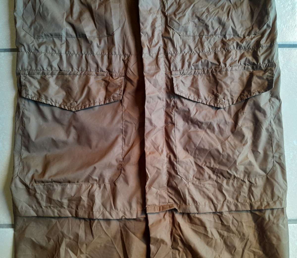 1980 SADF Border War Nylon Raincoat.  MARBURG MNFRS.  Size: Small.
