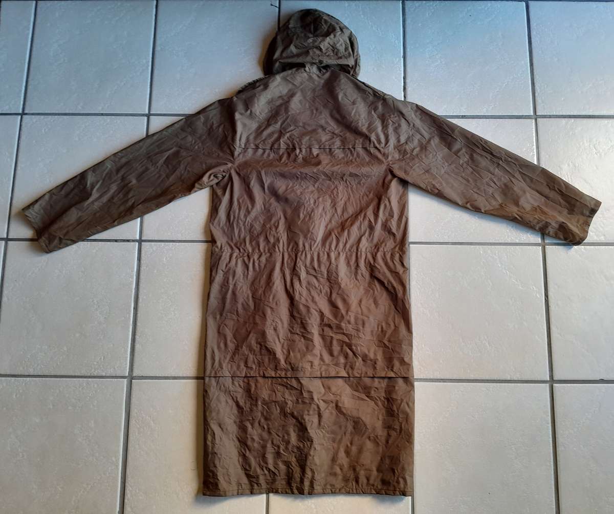 1980 SADF Border War Nylon Raincoat.  MARBURG MNFRS.  Size: Small.