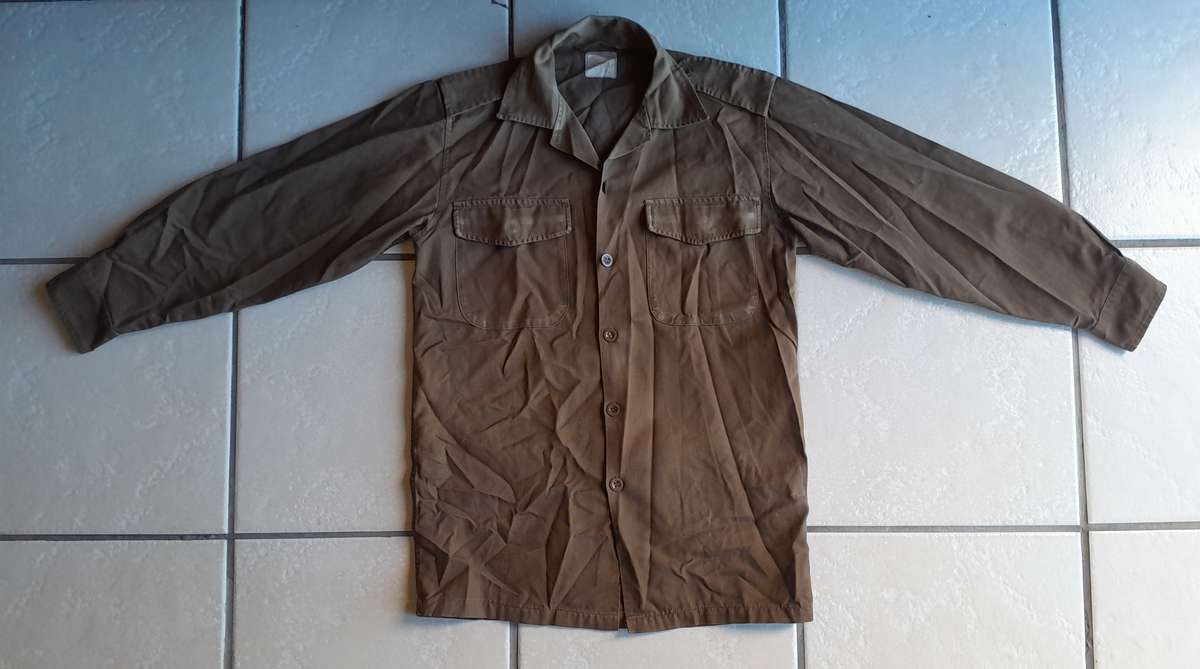 1970's SADF Border War Long Sleeve Shirt.  Size: Medium.