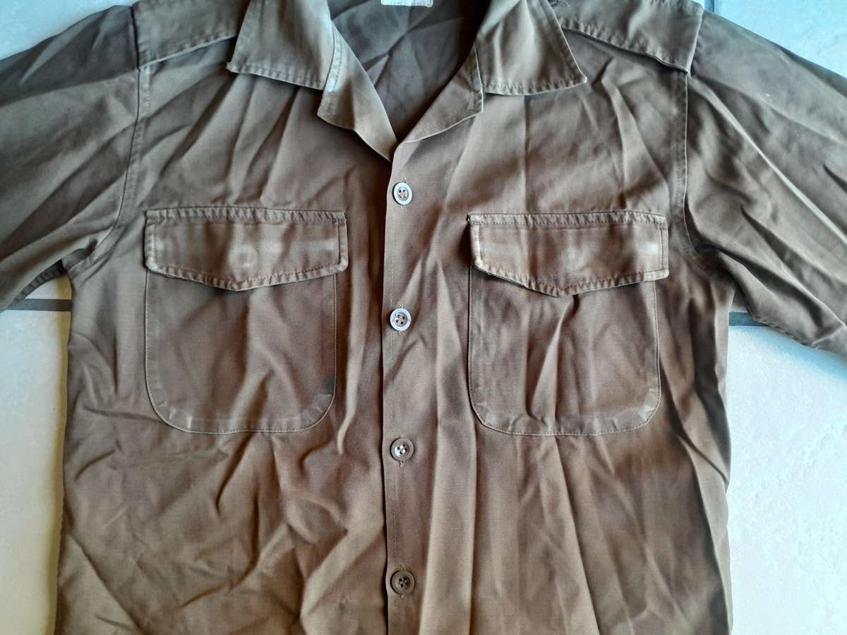 1970's SADF Border War Long Sleeve Shirt.  Size: Medium.
