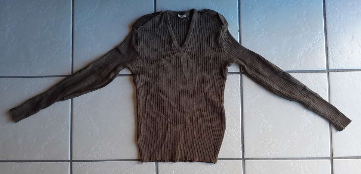 1985 SADF Border War Nutria Pullover With Elbow Pads.  WOLNIT.  Size:  Medium.