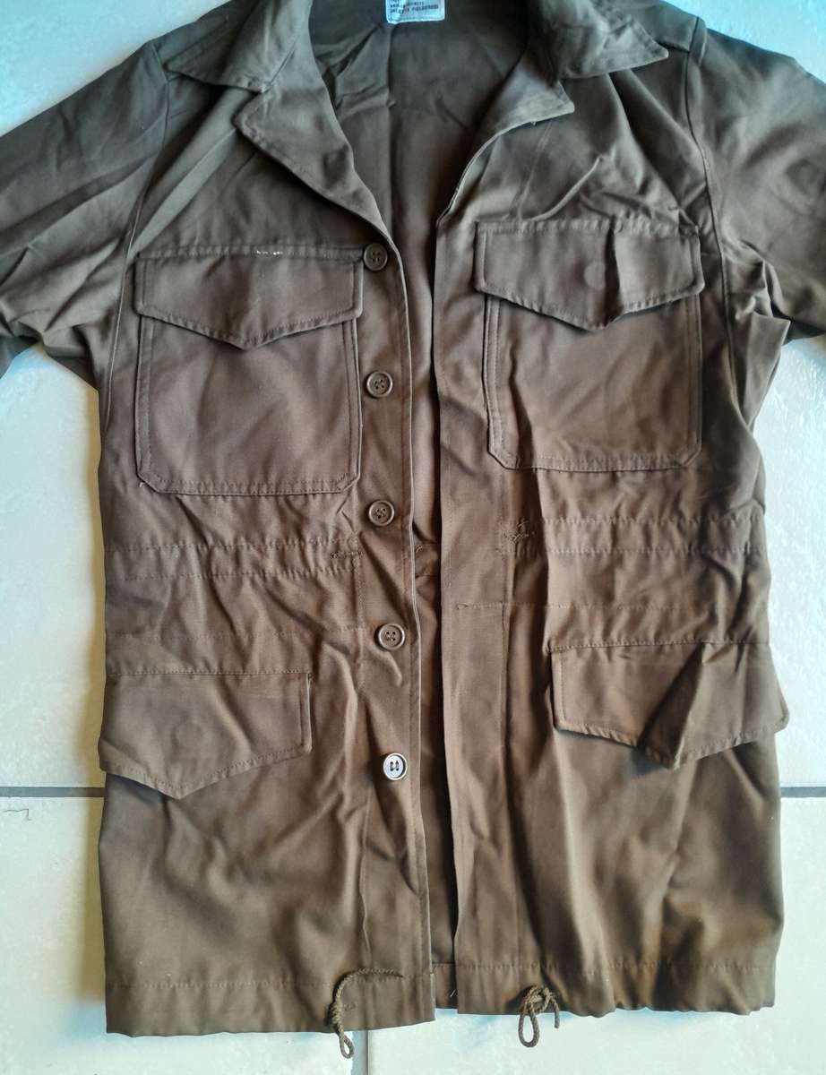 1981 SADF Border War Field Dress Jacket. MARBURG MFFRS.  Size:  X-Small.
