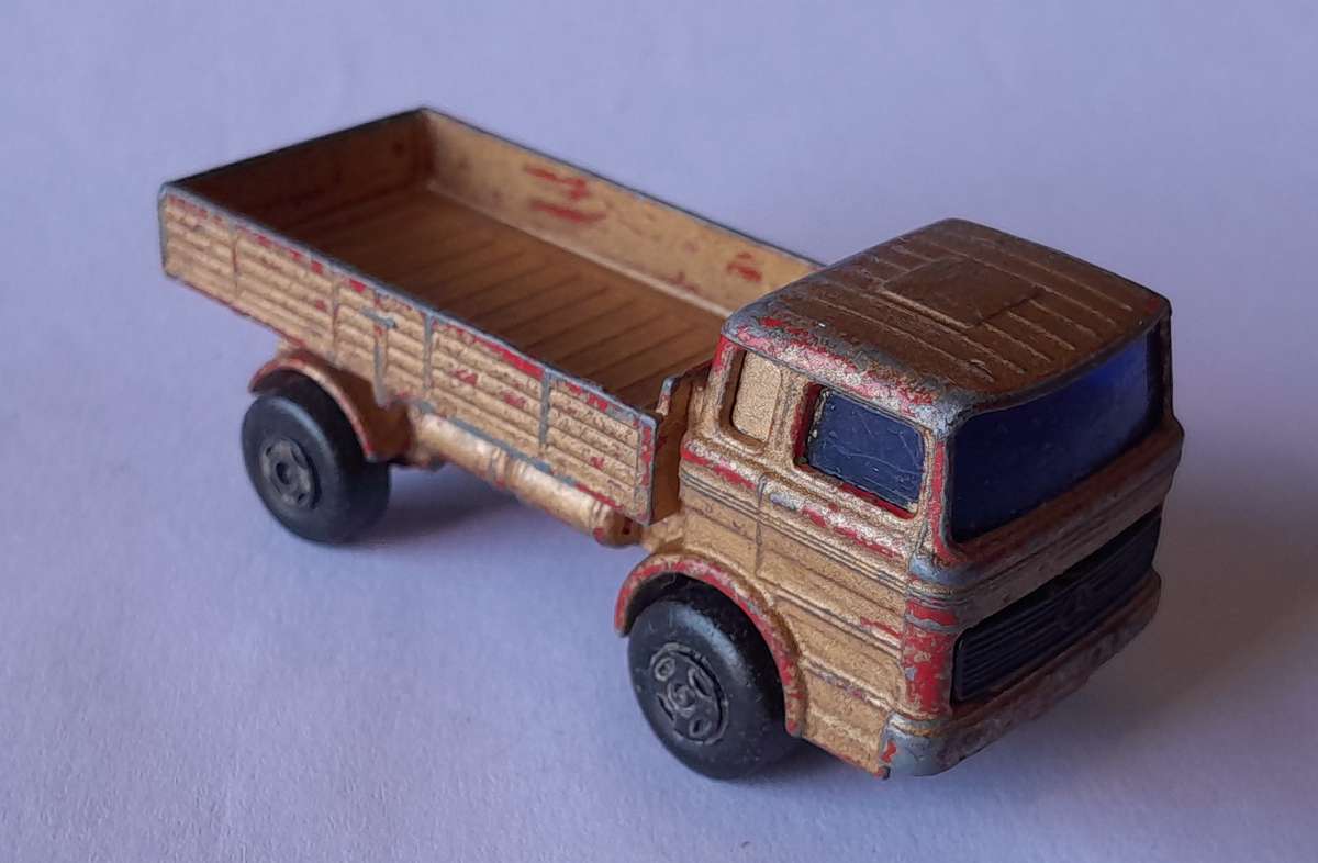 1970's Lesney Matchbox Die Cast Mercedes Truck.