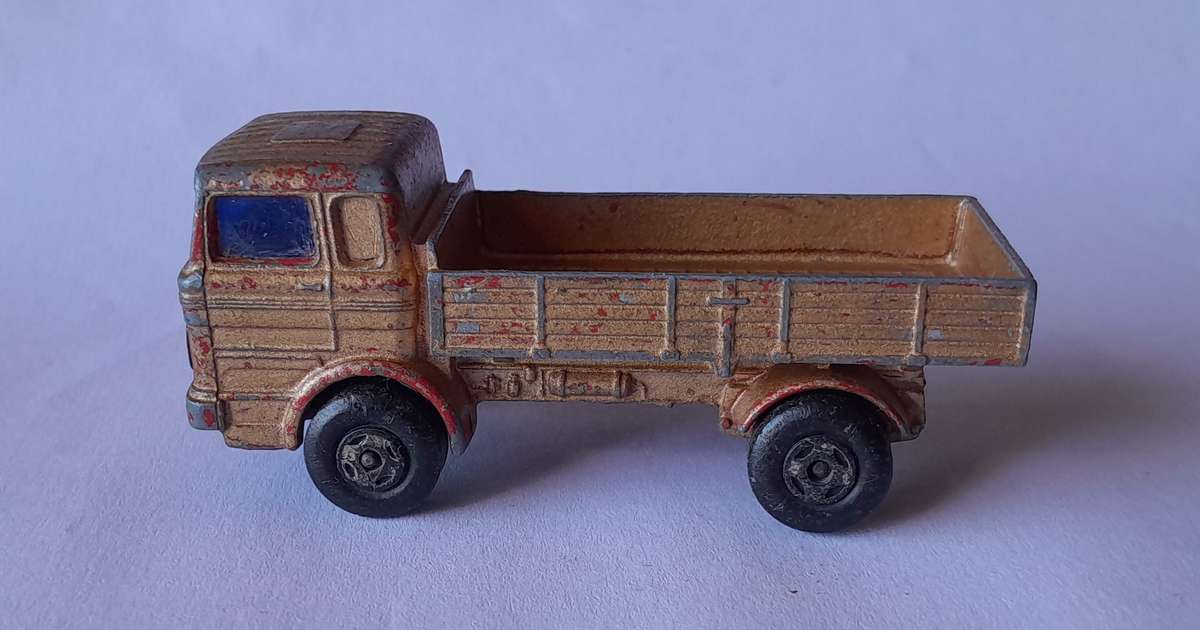 1970's Lesney Matchbox Die Cast Mercedes Truck.
