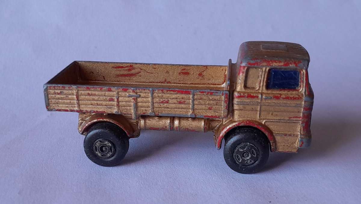1970's Lesney Matchbox Die Cast Mercedes Truck.