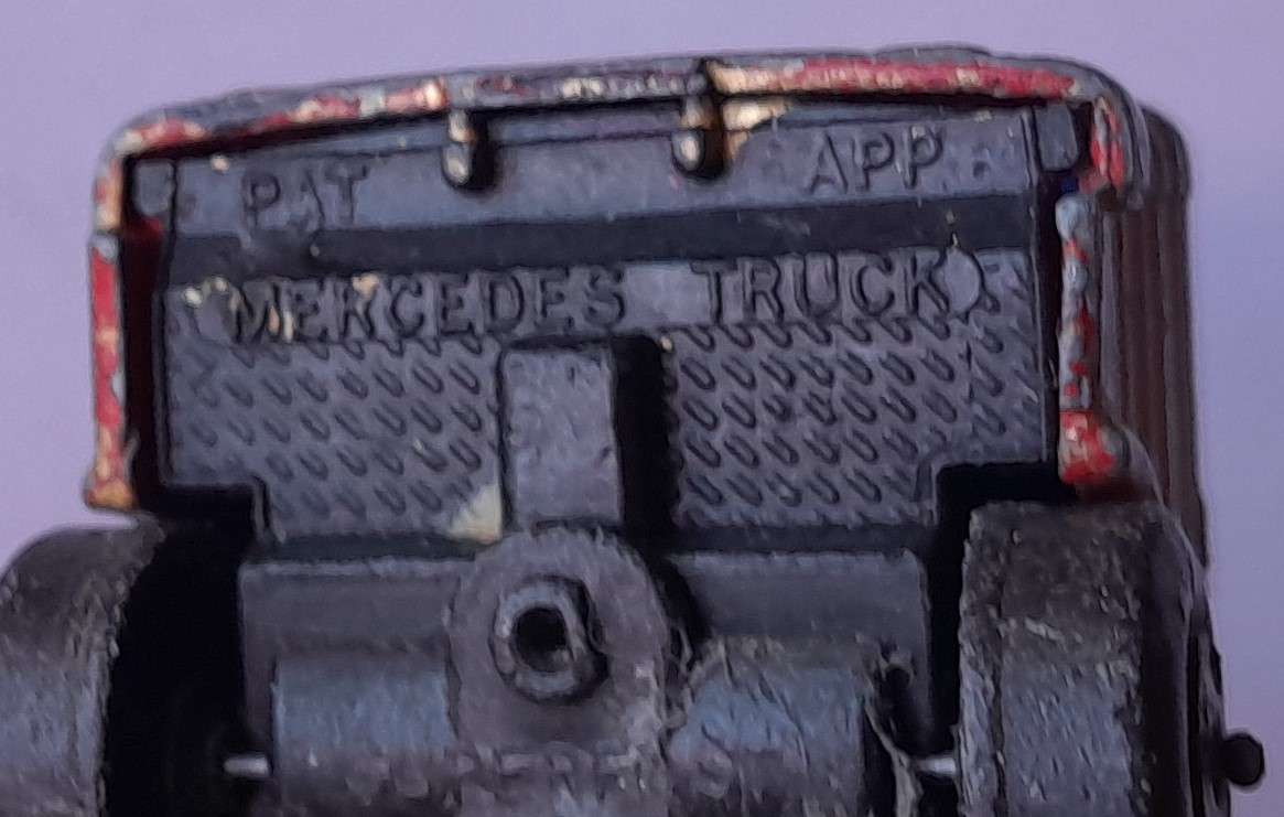 1970's Lesney Matchbox Die Cast Mercedes Truck.
