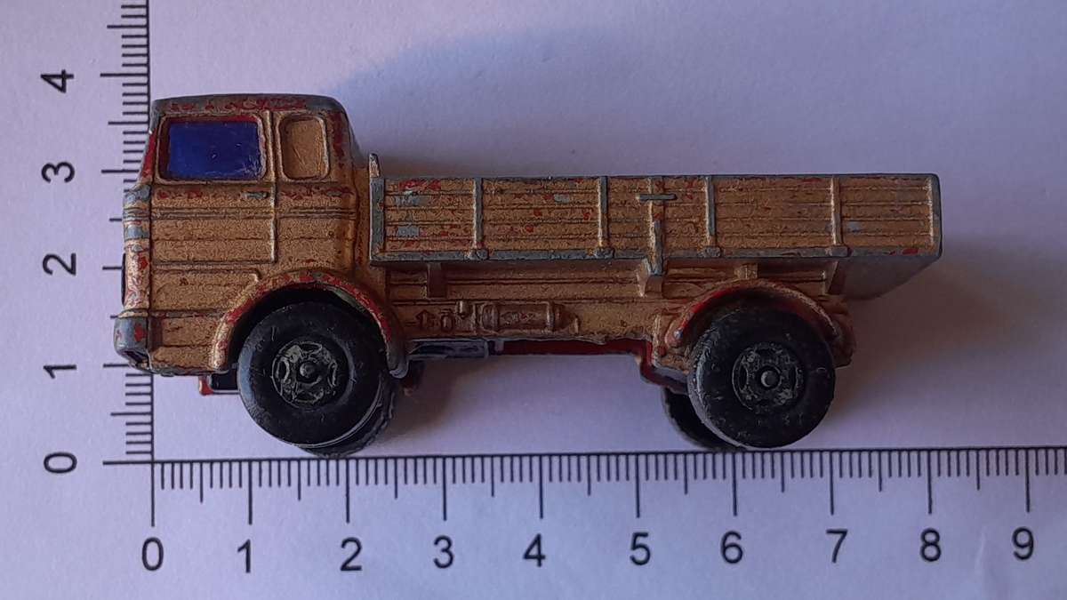 1970's Lesney Matchbox Die Cast Mercedes Truck.