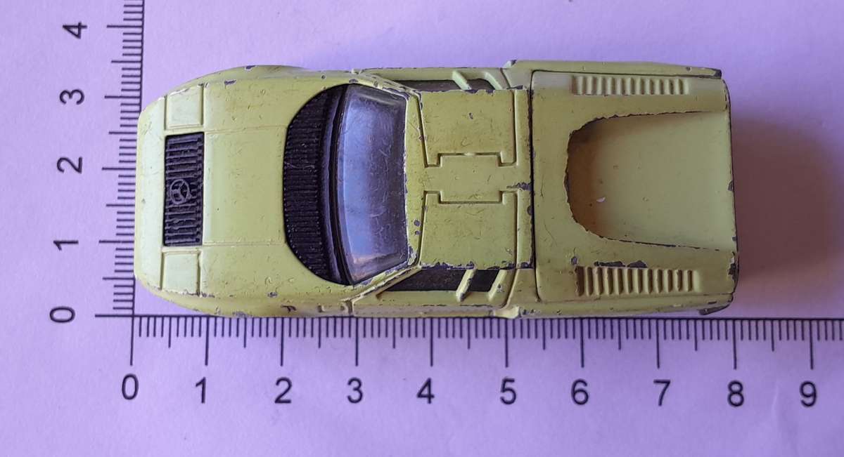 Rare 1970's Lintoy Die Cast Mercedes Benz C-111. Opening Rear.