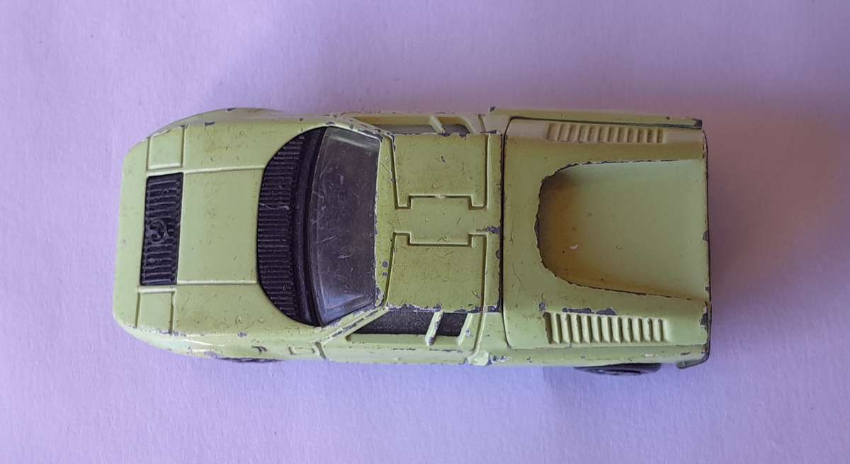Rare 1970's Lintoy Die Cast Mercedes Benz C-111. Opening Rear.