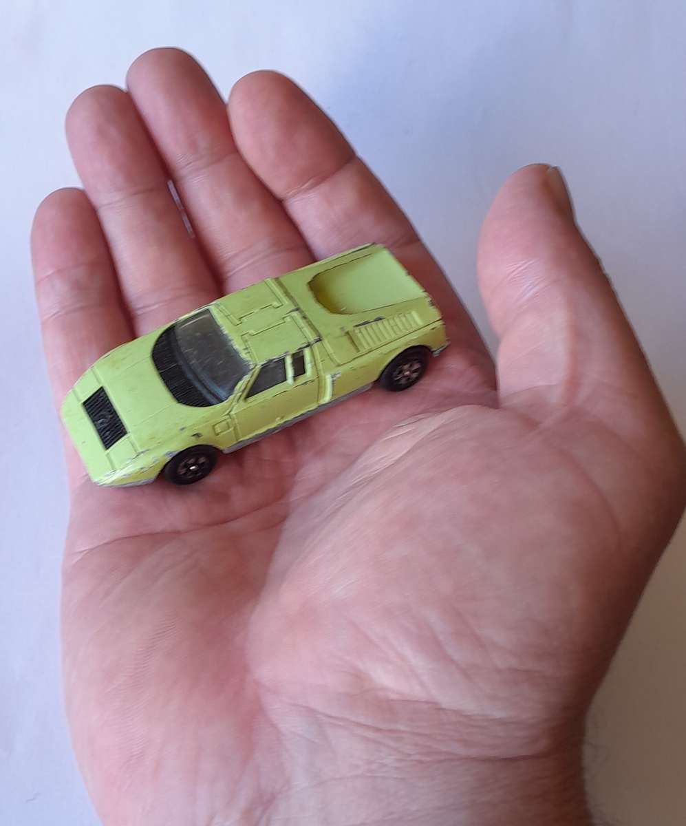 Rare 1970's Lintoy Die Cast Mercedes Benz C-111. Opening Rear.