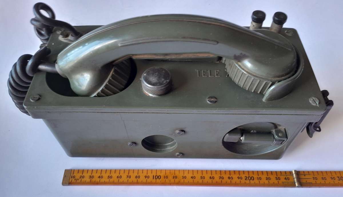 SADF Border War Tele 71 Field Telephone (2 of 2).  Untested.