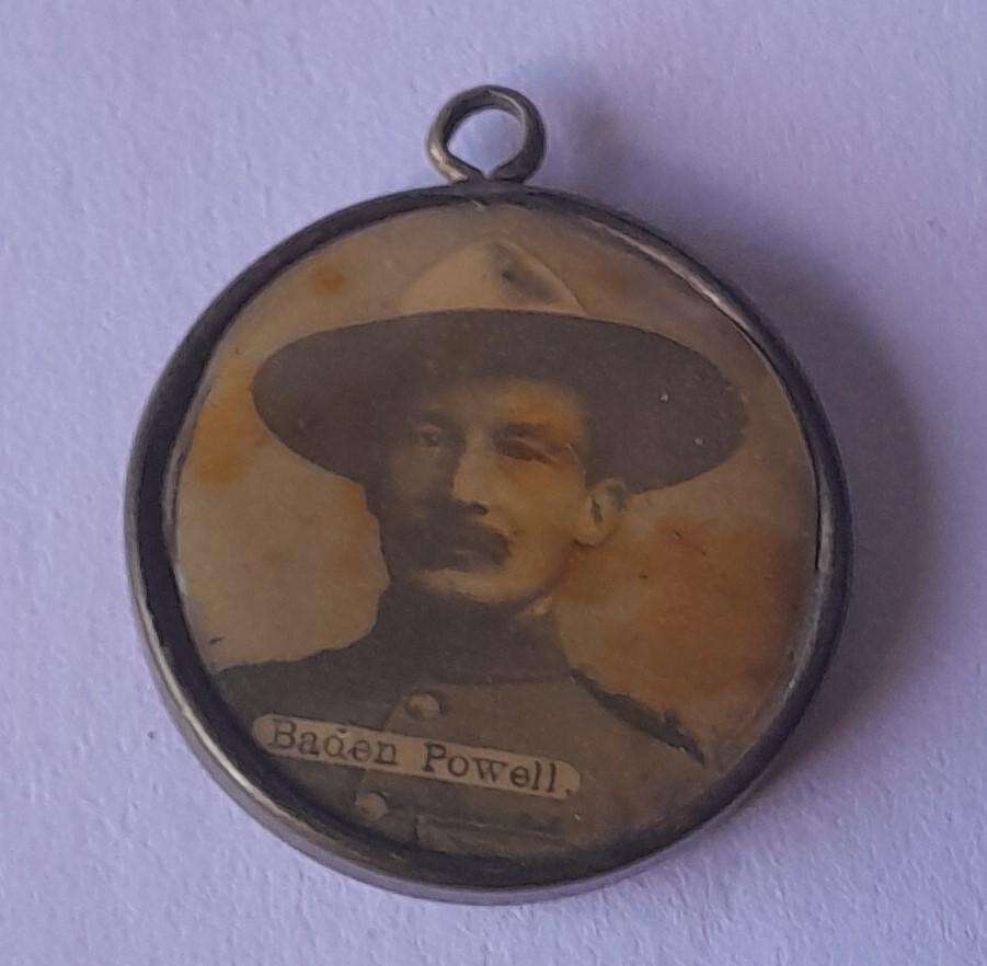 Boer War Roberts & Baden-Powel Double-Sided Patriotic Pendant.