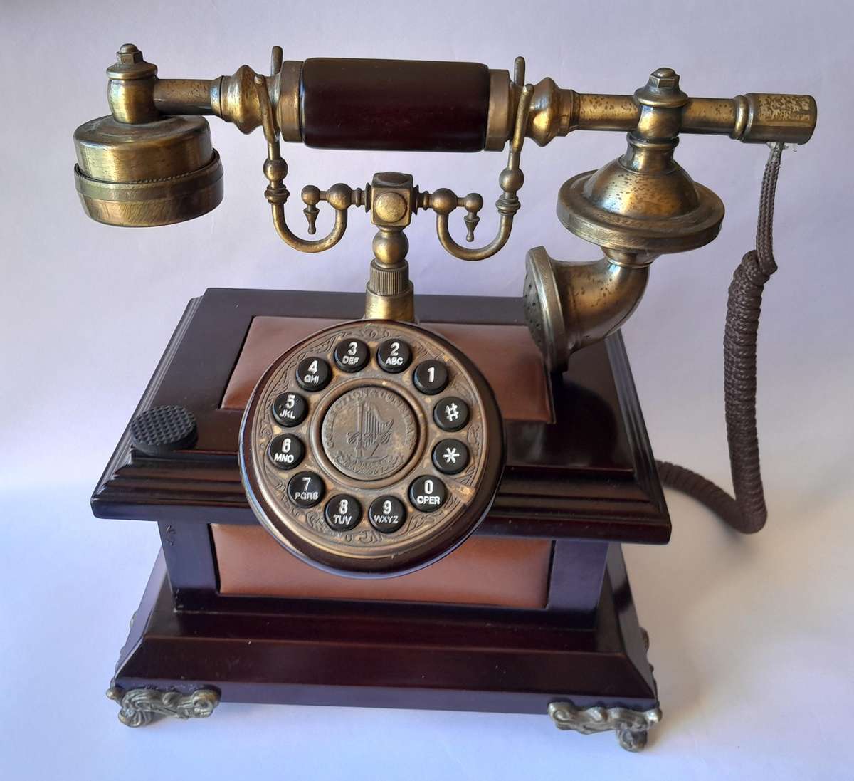 Vintage Replica Victorian Telephone. Untested.