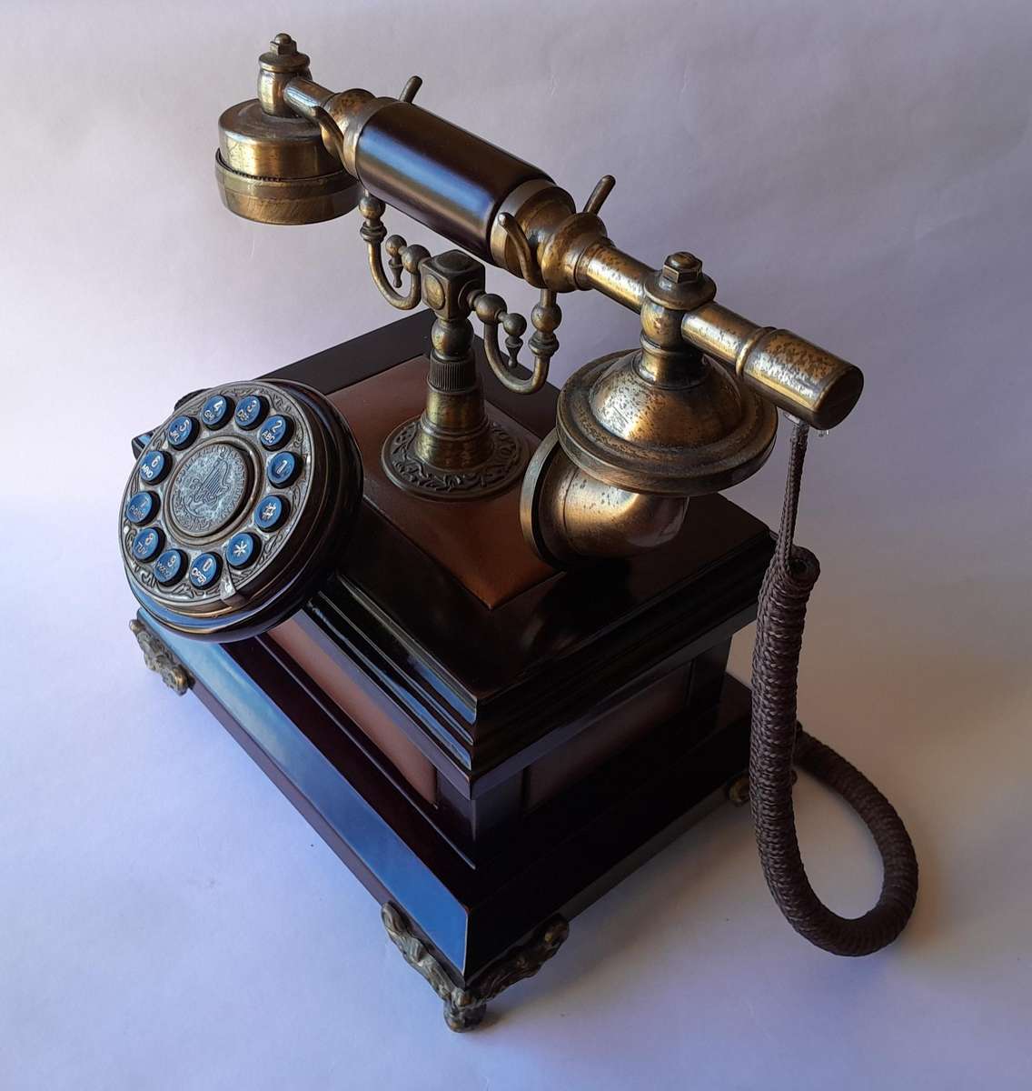 Vintage Replica Victorian Telephone. Untested.