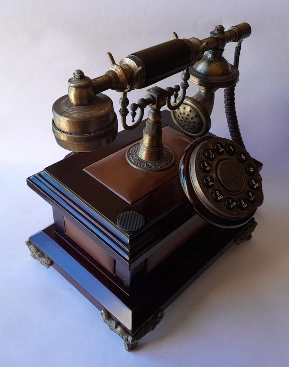 Vintage Replica Victorian Telephone. Untested.