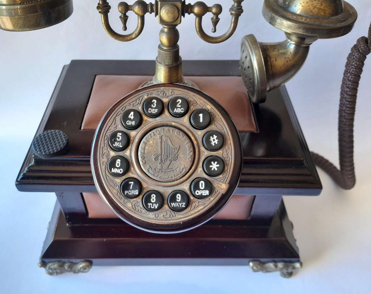 Vintage Replica Victorian Telephone. Untested.