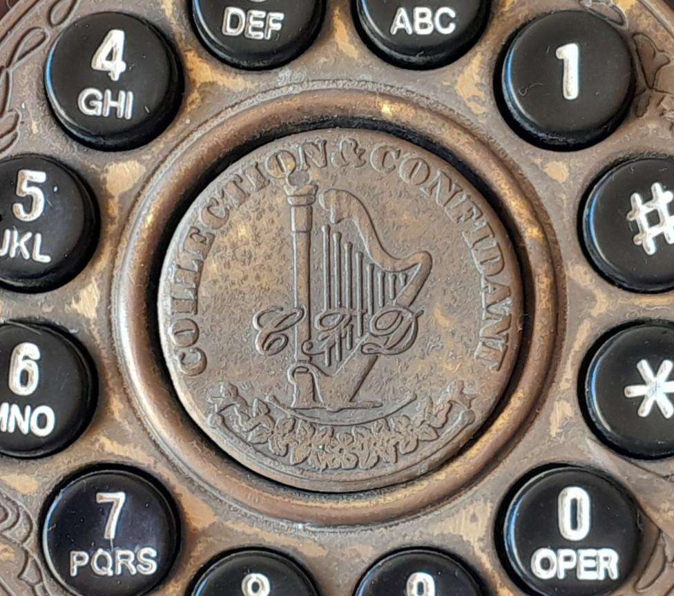 Vintage Replica Victorian Telephone. Untested.