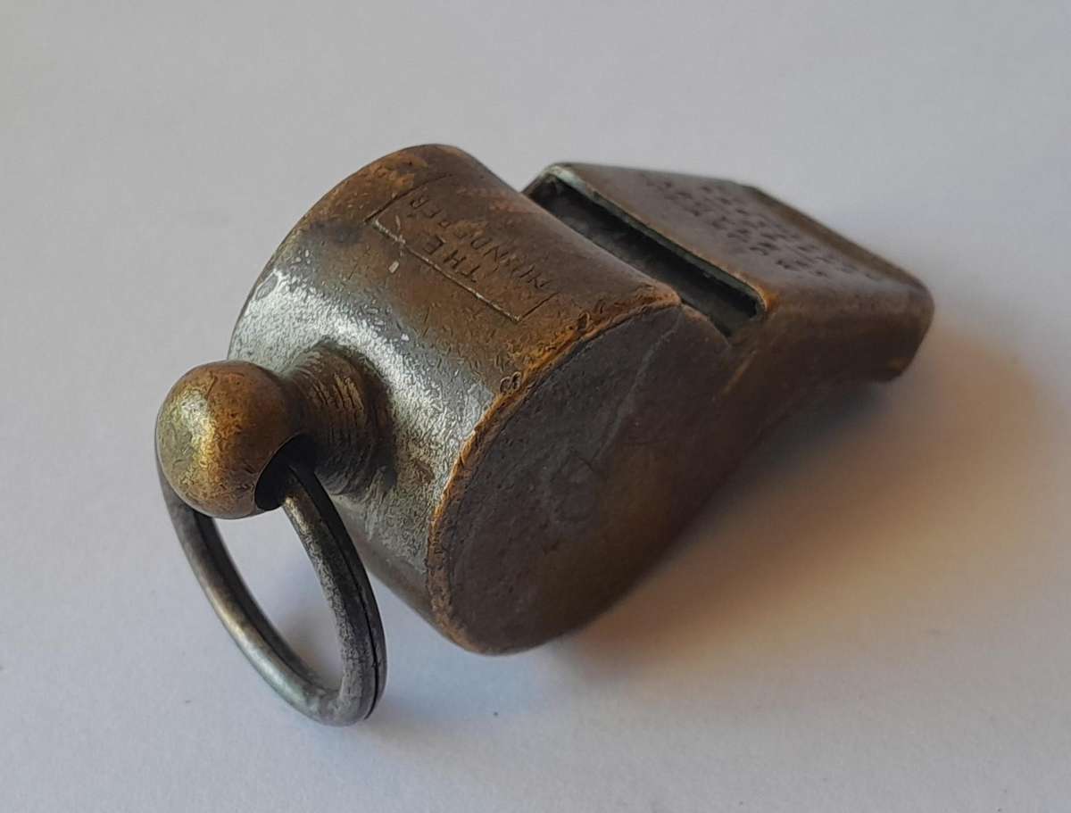 Boer War Cape Government Railways Military Issue Whistle. McPherson Brothers, Glasgow.
