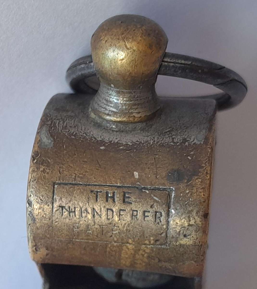 Boer War Cape Government Railways Military Issue Whistle. McPherson Brothers, Glasgow.