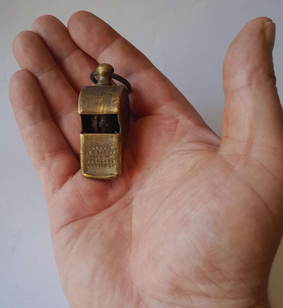 Boer War Cape Government Railways Military Issue Whistle. McPherson Brothers, Glasgow.