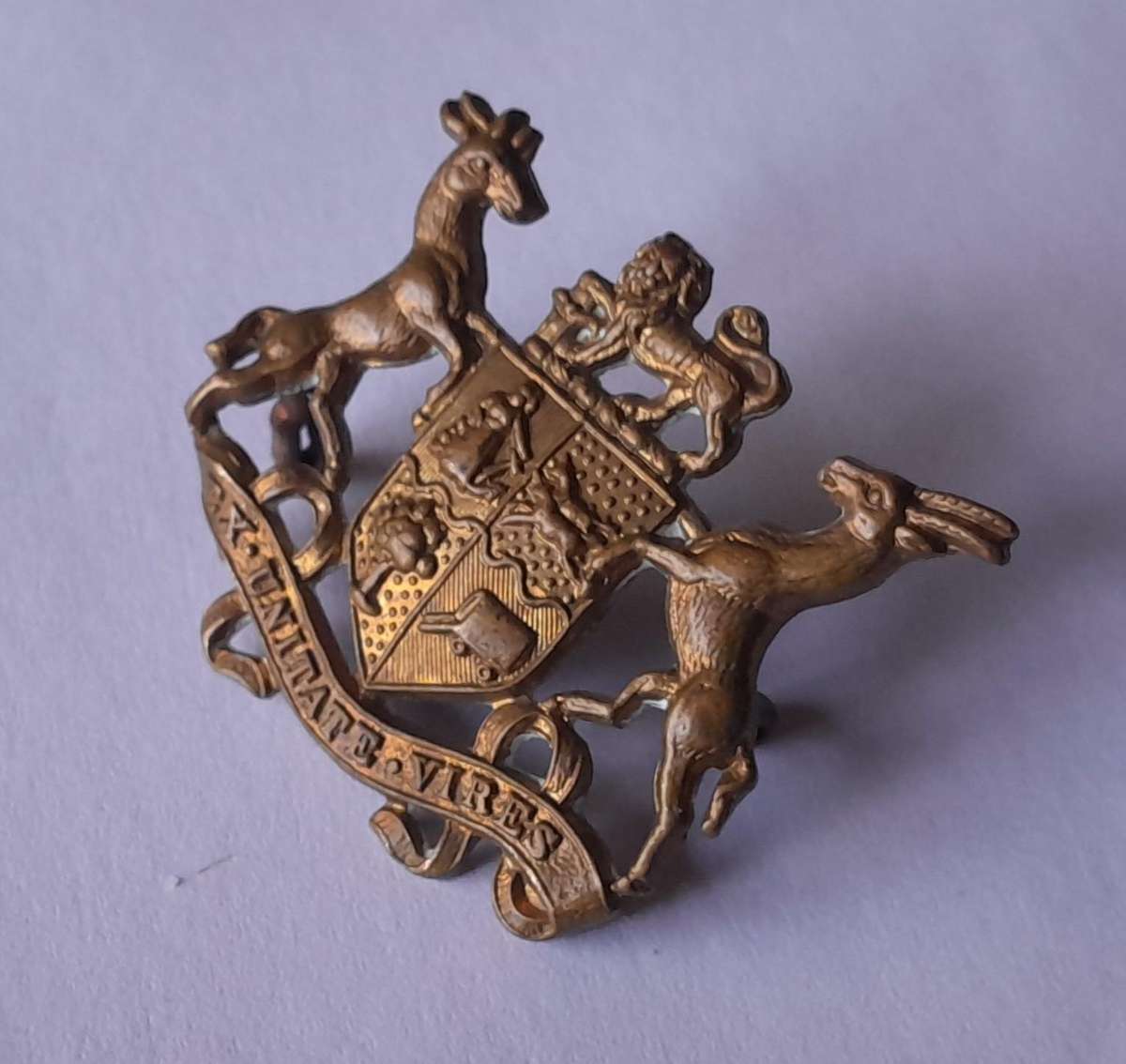 SADF Warrant Office Rank Badge.  Compressed Lugs.