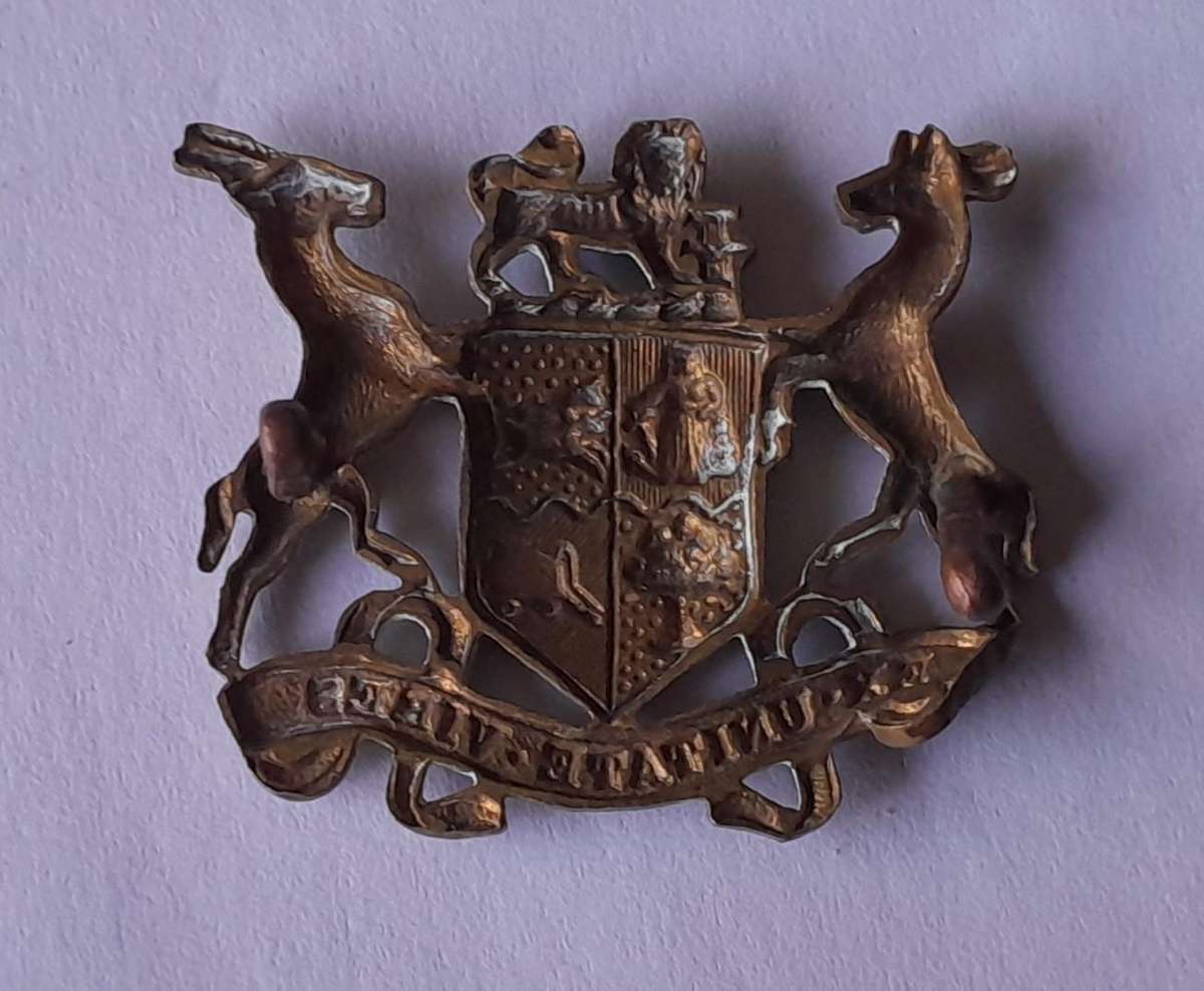SADF Warrant Office Rank Badge.  Compressed Lugs.