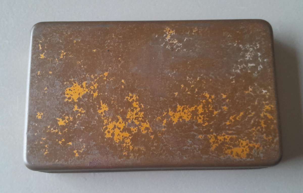 Boer War 1900 Gift Tin To British Troops From Queen Victoria. 15.5 x 9.5cm.