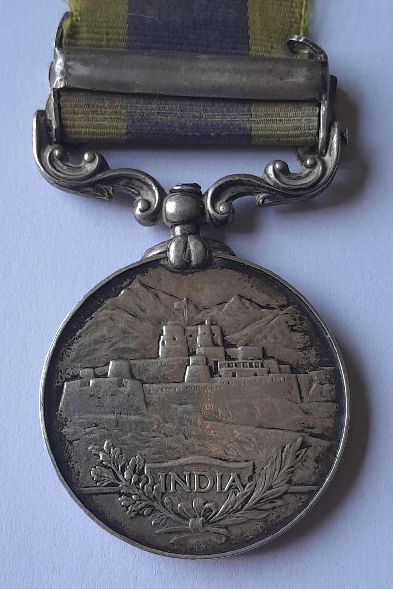 1919 3rd Anglo-Afghan War Silver George V General Service Medal. 026383 SJT S.J. Blake R.A.O.C.