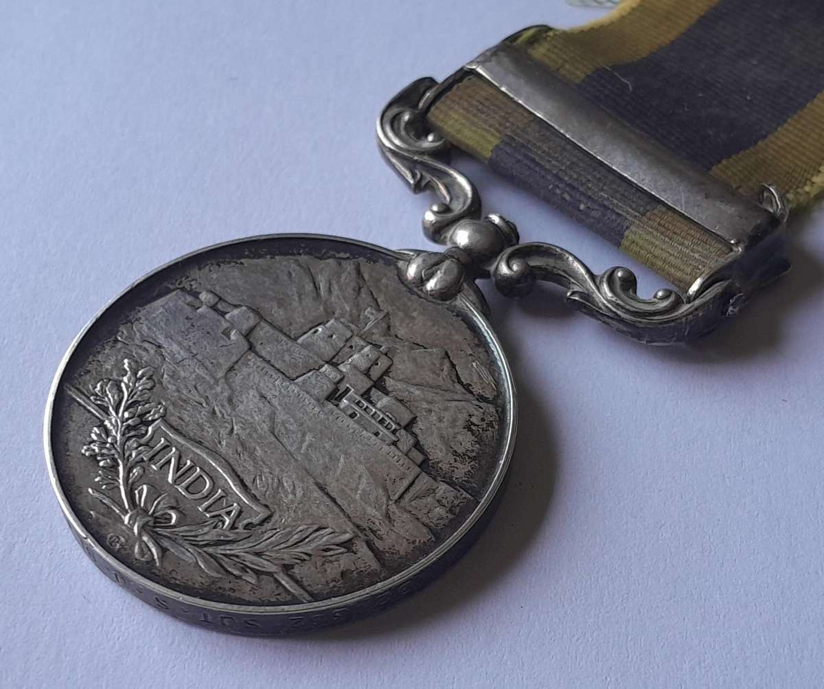 1919 3rd Anglo-Afghan War Silver George V General Service Medal. 026383 SJT S.J. Blake R.A.O.C.