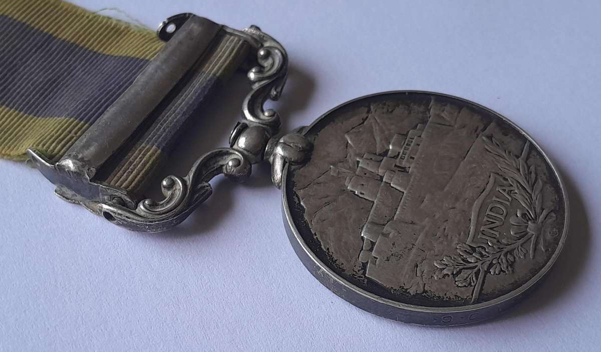 1919 3rd Anglo-Afghan War Silver George V General Service Medal. 026383 SJT S.J. Blake R.A.O.C.