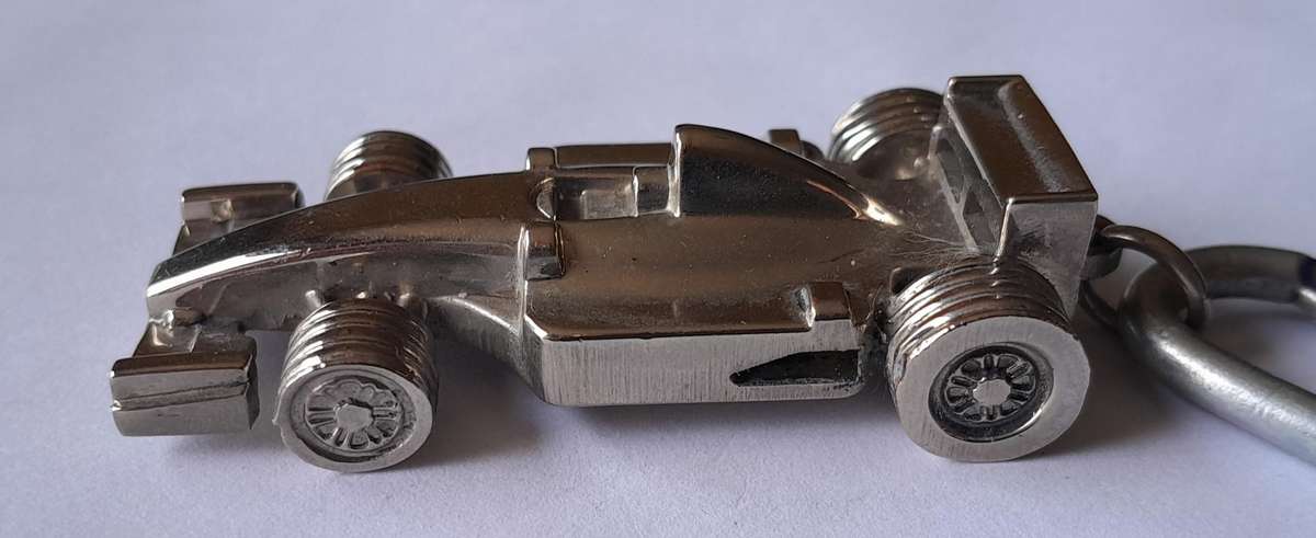 Johnny Walker Red Label Formula 1 All Metal Key Ring.