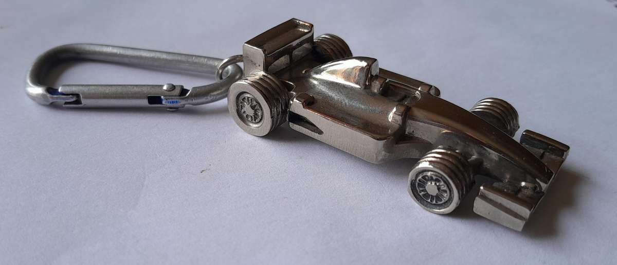 Johnny Walker Red Label Formula 1 All Metal Key Ring.