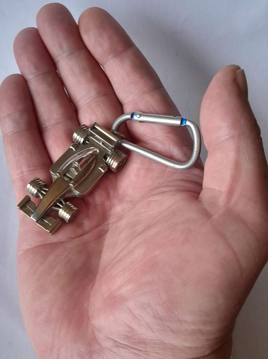 Johnny Walker Red Label Formula 1 All Metal Key Ring.