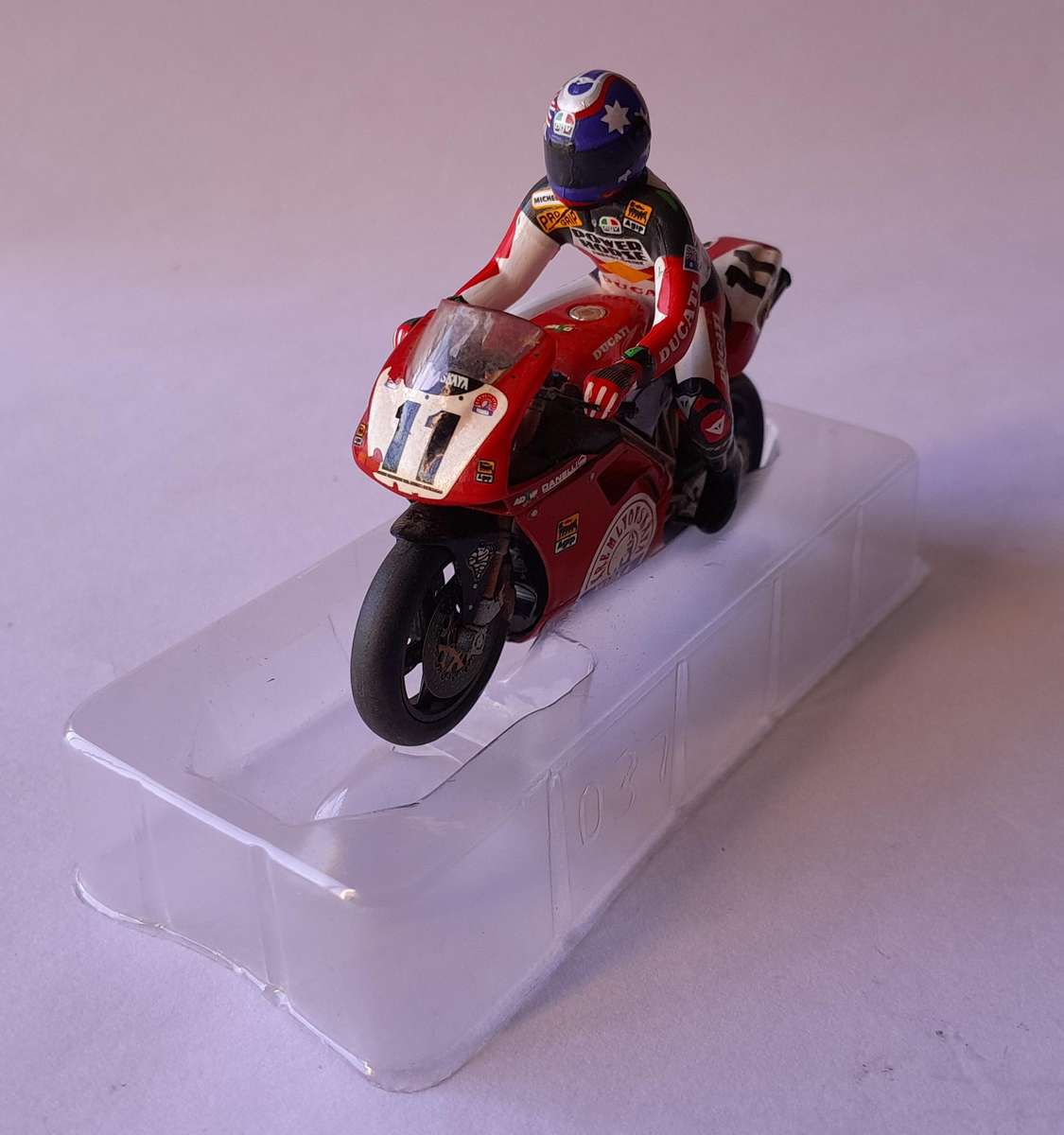 Vintage Onyx Die-Cast Troy Corser #2 Ducati 916 Promotor Racing.  Scale 1/24.  Original Packaging.