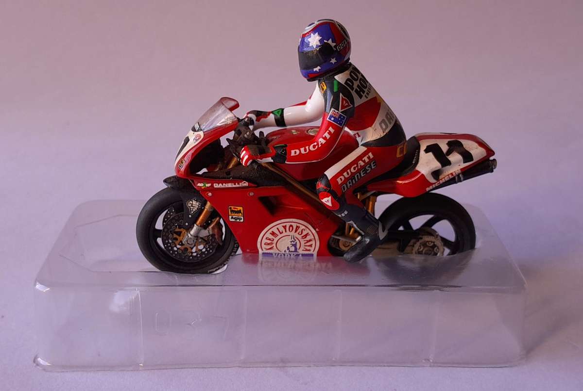 Vintage Onyx Die-Cast Troy Corser #2 Ducati 916 Promotor Racing.  Scale 1/24.  Original Packaging.