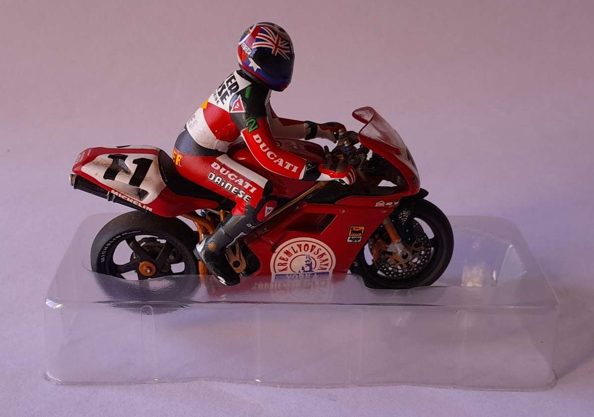Vintage Onyx Die-Cast Troy Corser #2 Ducati 916 Promotor Racing.  Scale 1/24.  Original Packaging.