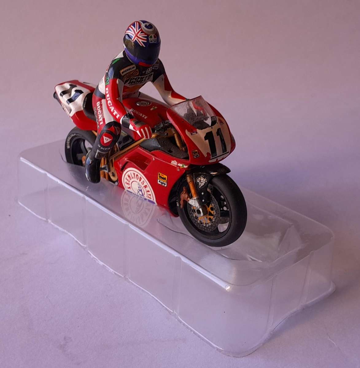 Vintage Onyx Die-Cast Troy Corser #2 Ducati 916 Promotor Racing.  Scale 1/24.  Original Packaging.