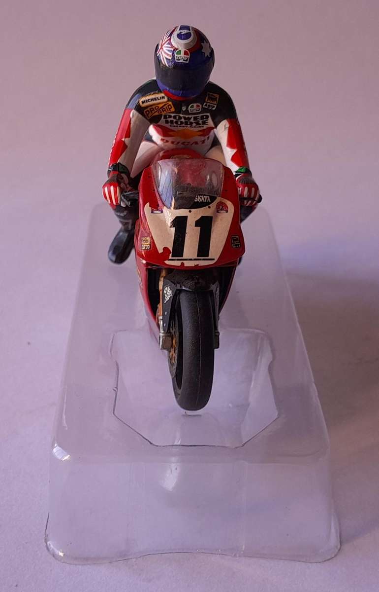 Vintage Onyx Die-Cast Troy Corser #2 Ducati 916 Promotor Racing.  Scale 1/24.  Original Packaging.
