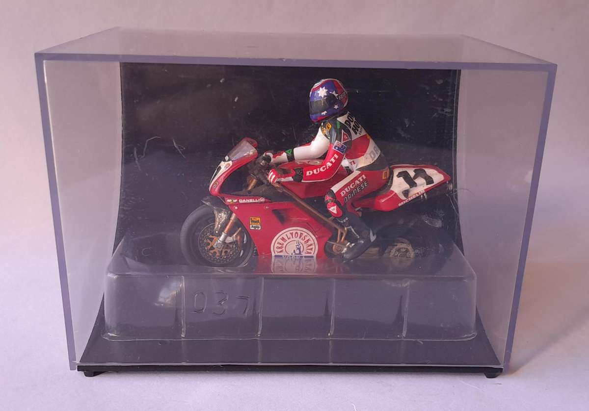 Vintage Onyx Die-Cast Troy Corser #2 Ducati 916 Promotor Racing.  Scale 1/24.  Original Packaging.